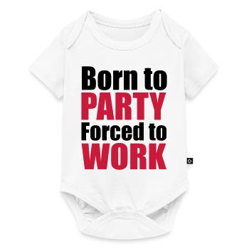 party - Baby Premium short-sleeve bodysuit - white - Front