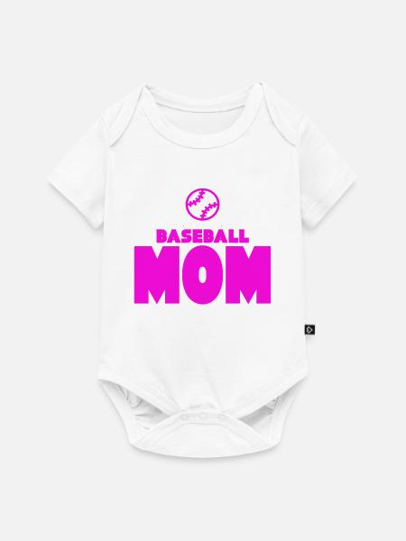 Baseball - Baseball Mom - Baby Premium Kurzarmbody - Weiß