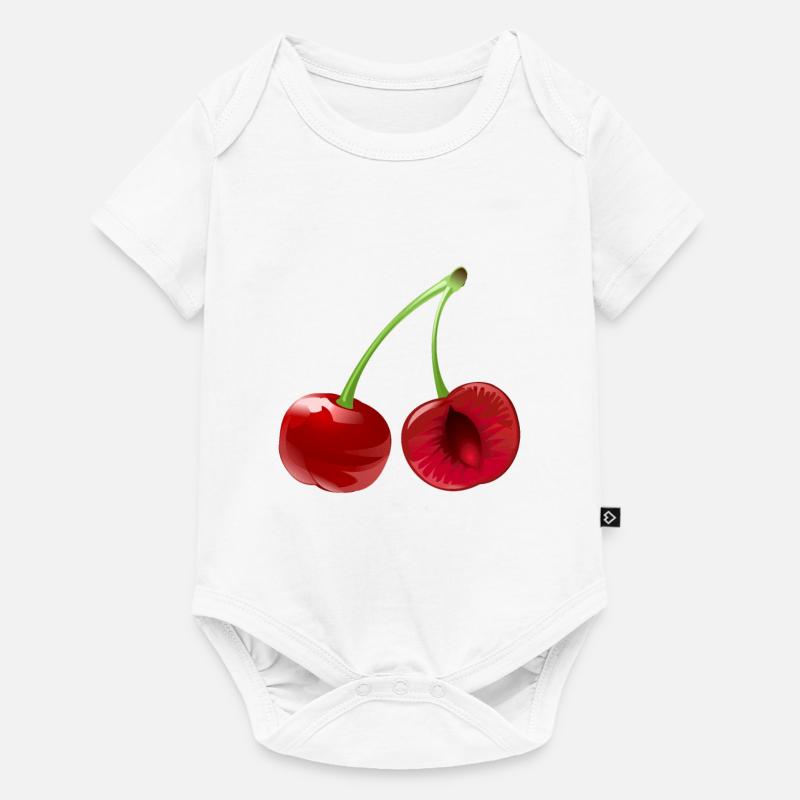 Cherry Fruit Fruit Cherry Fruit - Baby Premium short-sleeve bodysuit - white