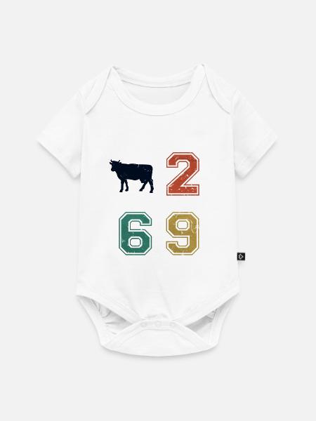 Vegan, 269, Friede, Rettung, Gleichheit - Baby Premium Kurzarmbody - Weiß
