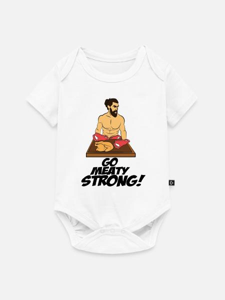 Fleischer Markt - Baby Premium Kurzarmbody - Weiß