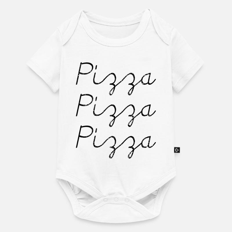 Pizza PiZZa PIZZA - Body à manches courtes Premium Bébé - blanc