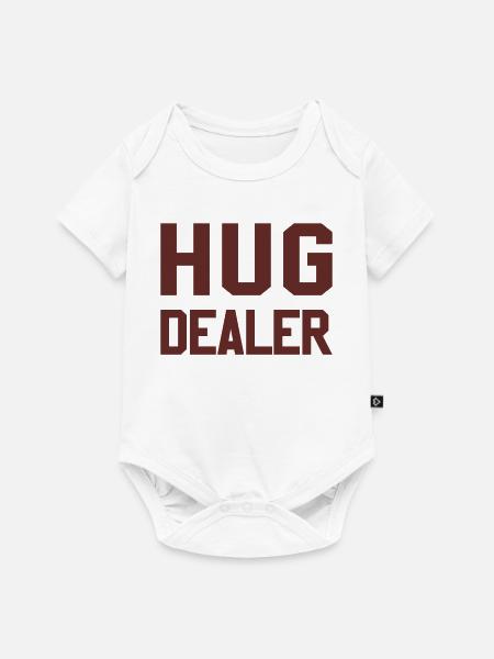 Umarmung - Baby Premium Kurzarmbody - Weiß