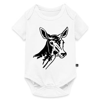 Doe - Baby Premium short-sleeve bodysuit - white - Front