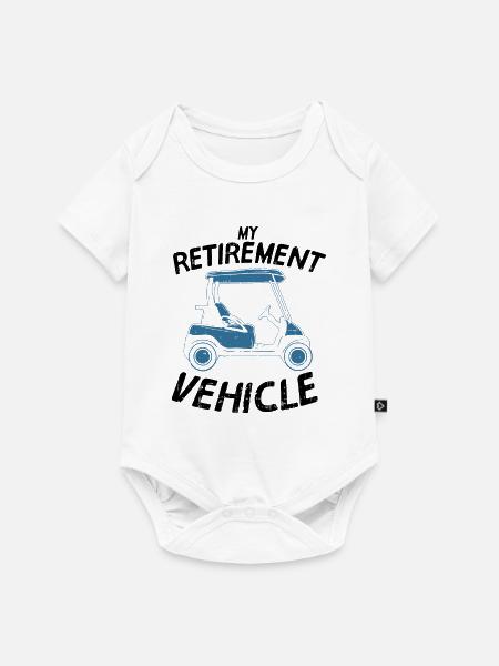 Golf - Baby Premium Kurzarmbody - Weiß