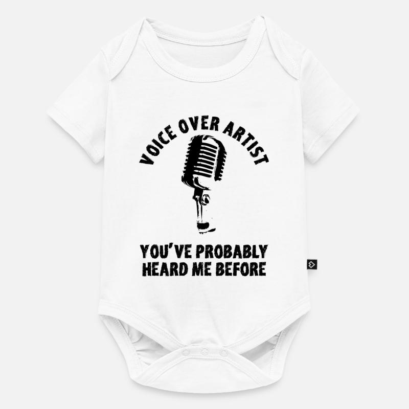Synchronsprecher Synchronisator Sprecher Synchro - Baby Premium Kurzarmbody - Weiß