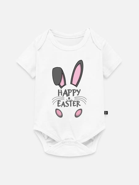 Happy Easter Bunny - Baby Premium Kurzarmbody - Weiß