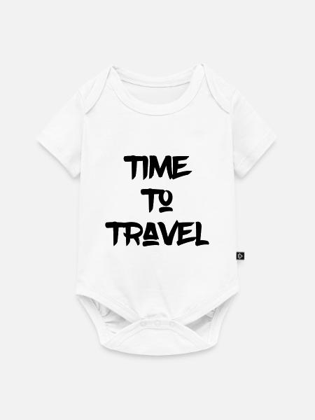 Reisen - Baby Premium Kurzarmbody - Weiß