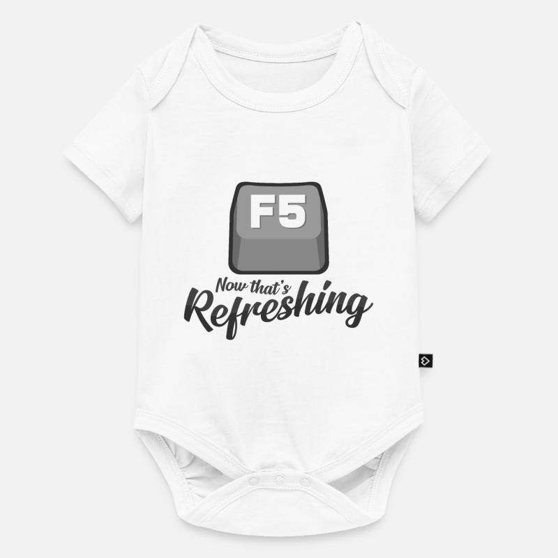 Computerfreak - Baby Premium Kurzarmbody - Weiß