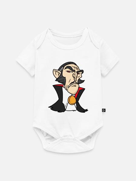Sir Vampire Sir Vampire - Baby Premium Kurzarmbody - Weiß