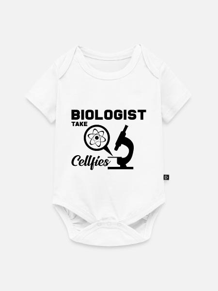 Biologie - Baby Premium Kurzarmbody - Weiß