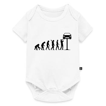 Cadeau de tournevis de voiture Mechanic Evolution - Body à manches courtes Premium Bébé - blanc - Devant