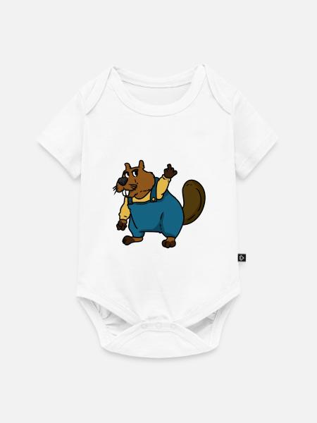 Bad Finger Beaver - Baby Premium Kurzarmbody - Weiß