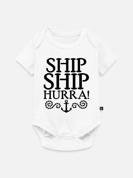 Boot - Baby Premium Kurzarmbody - Weiß