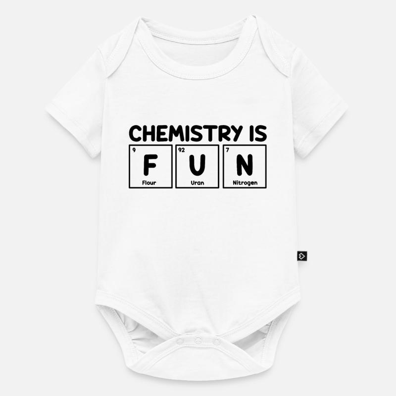 École de chimie Uni - Body à manches courtes Premium Bébé - blanc