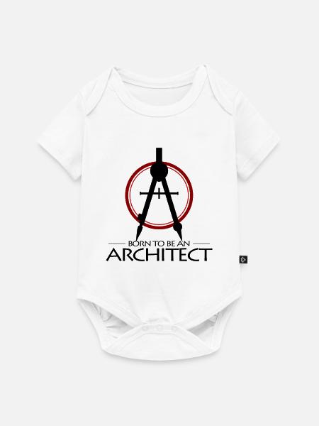 Architekt - Baby Premium Kurzarmbody - Weiß
