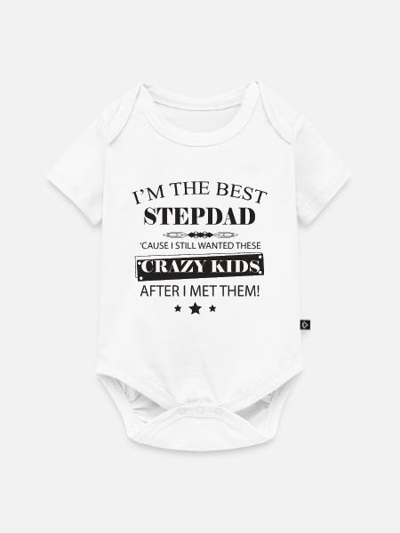 Stiefvater - Baby Premium Kurzarmbody - Weiß
