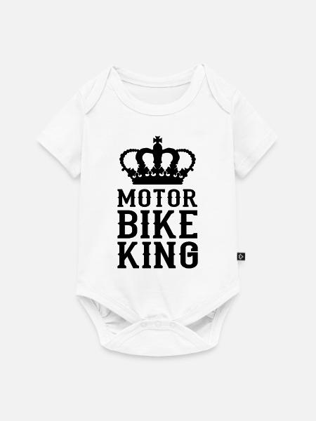 Motorrad - Baby Premium Kurzarmbody - Weiß