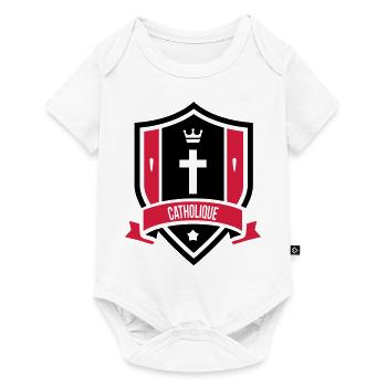 Christlich / Christ / Katholisch / Religion - Baby Premium Kurzarmbody - Weiß - Vorne