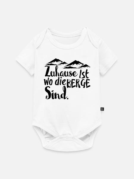 Bergsteiger - Baby Premium Kurzarmbody - Weiß
