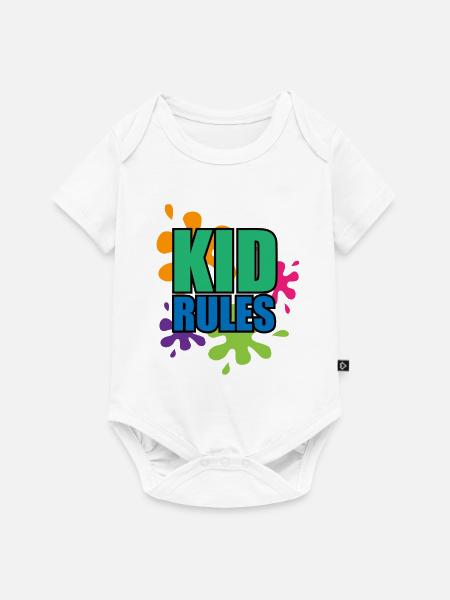 Kind sein - Baby Premium Kurzarmbody - Weiß