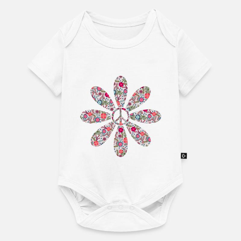 Force des fleurs - Body à manches courtes Premium Bébé - blanc