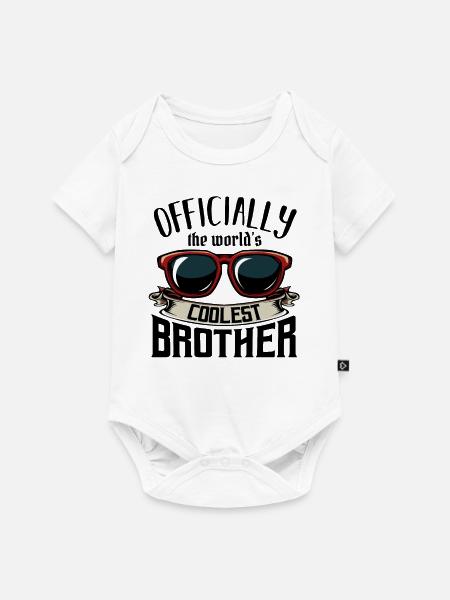 Bruder - Baby Premium Kurzarmbody - Weiß