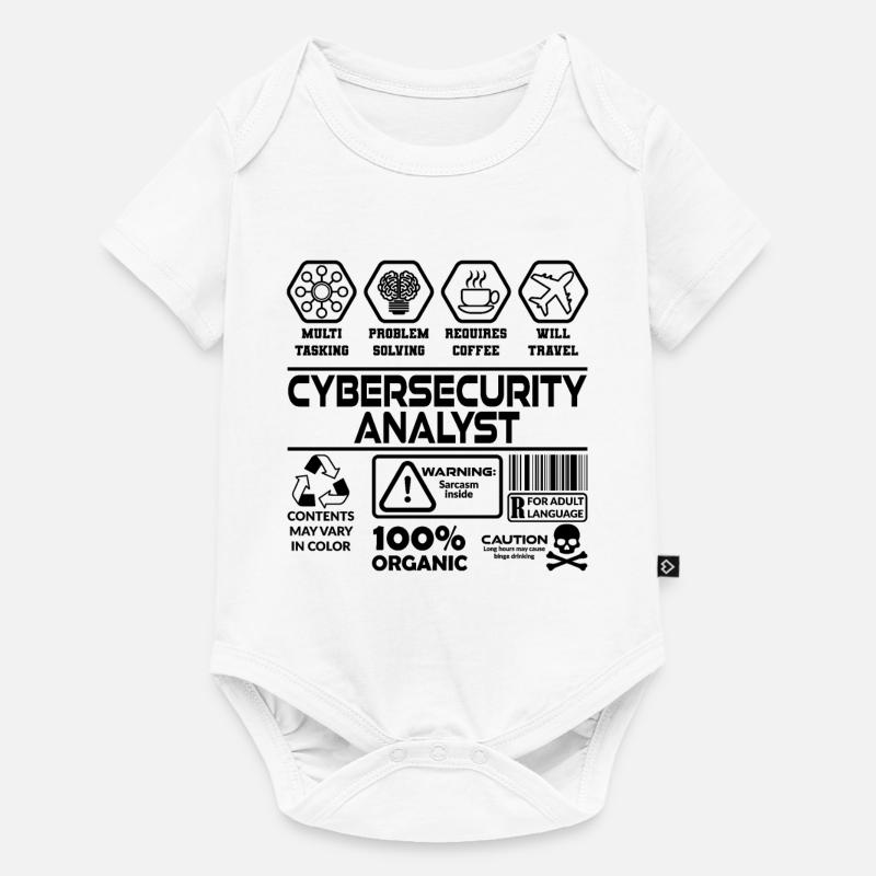 Cybersecurity analyst - Baby Premium short-sleeve bodysuit - white