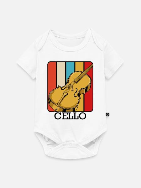 Cello - Baby Premium Kurzarmbody - Weiß