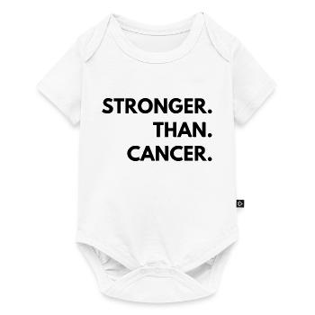 Plus fort que le cancer - Body à manches courtes Premium Bébé - blanc - Devant
