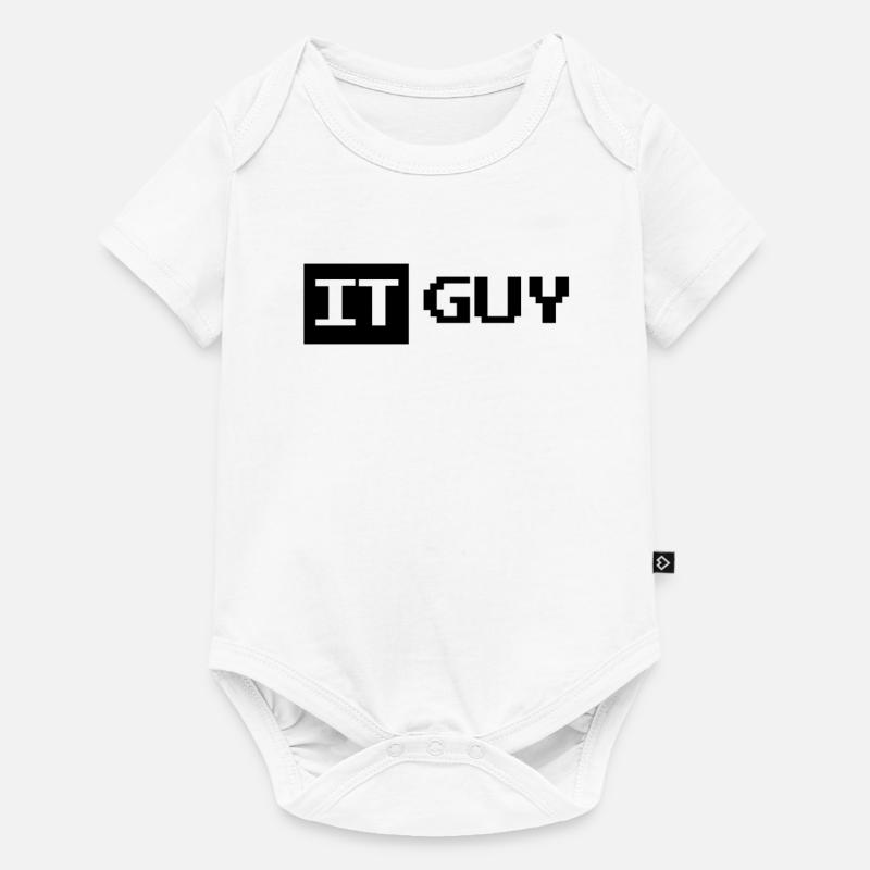 IT Computer IT Support IT Helpdesk - Baby Premium Kurzarmbody - Weiß