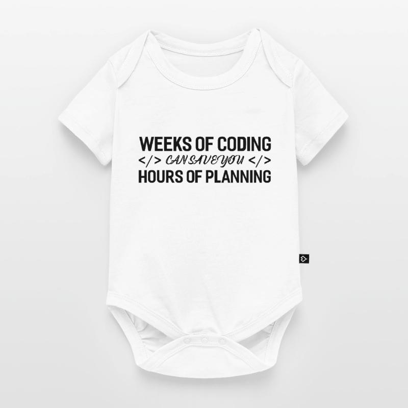 Programmeurs semaines De Coding Body à manches courtes Premium Bébé
