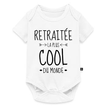Retirement Retired Ruhestand Retraite Retraitée - Baby Premium short-sleeve bodysuit - white - Front