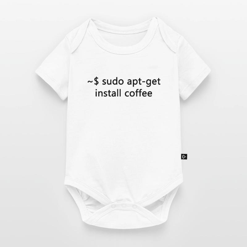 Sysadmin Linux Sudo Apt-Get Kaffee Programmierer Baby Premium Kurzarmbody