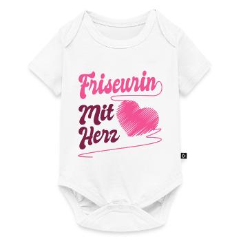 Friseurin - Baby Premium Kurzarmbody - Weiß - Vorne