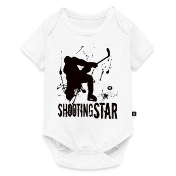 Eishockey - Baby Premium Kurzarmbody - Weiß - Vorne