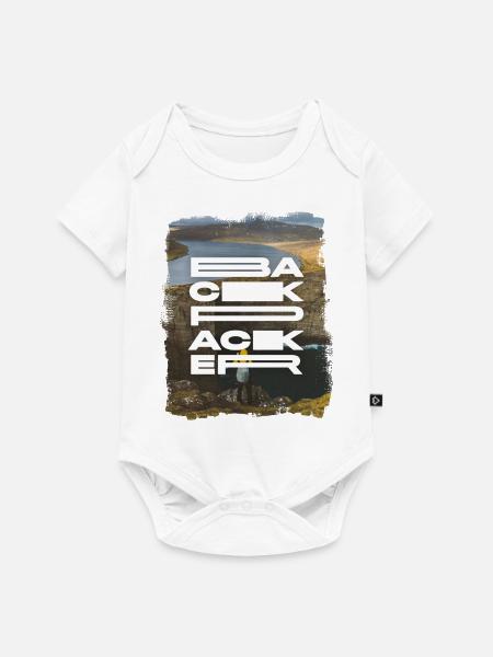 Backpacker - Baby Premium Kurzarmbody - Weiß