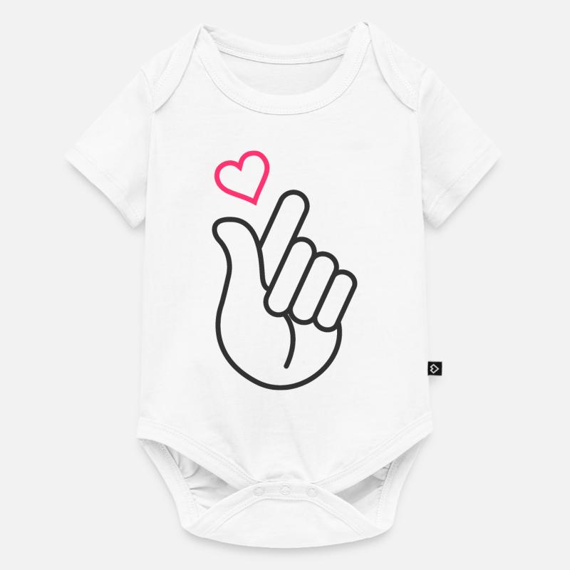 K-Pop - Body à manches courtes Premium Bébé - blanc