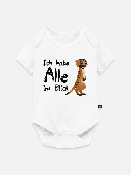 Erdmännchen - Baby Premium Kurzarmbody - Weiß