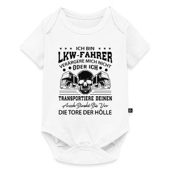 LKW Fahrer Geschenk - Baby Premium Kurzarmbody - Weiß - Vorne