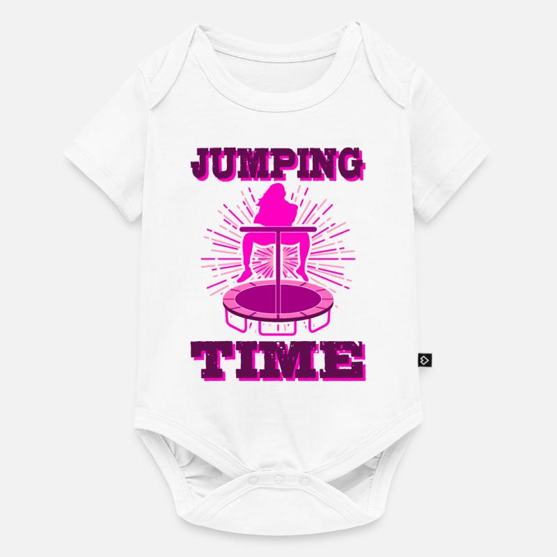 Trampolin - Baby Premium Kurzarmbody - Weiß