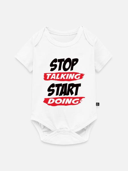 Motivation - Baby Premium Kurzarmbody - Weiß