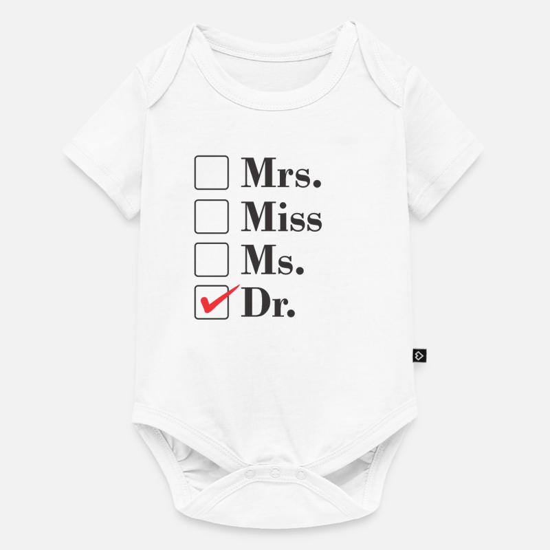 Dr Doktor Doktorin Titel Uni Abschluss Geschenk - Baby Premium Kurzarmbody - Weiß