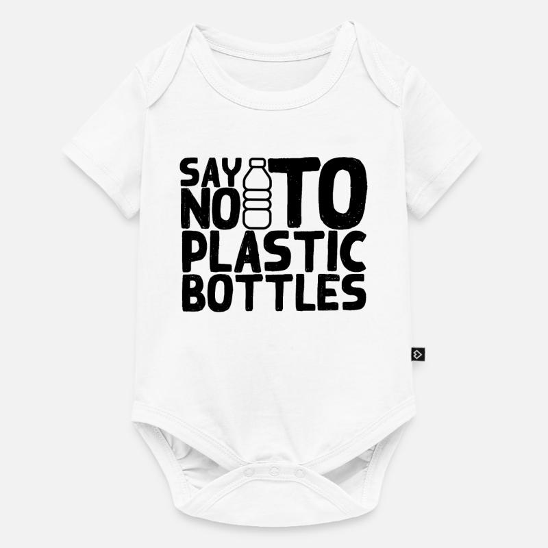 No to plastic bottles - Body à manches courtes Premium Bébé - blanc