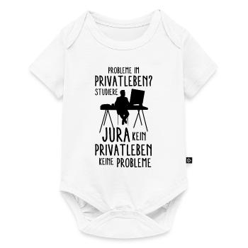 Jura - Baby Premium Kurzarmbody - Weiß - Vorne
