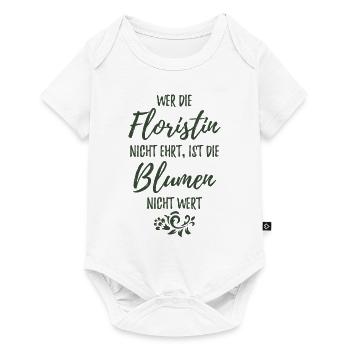 Florist Floristin - Baby Premium Kurzarmbody - Weiß - Vorne
