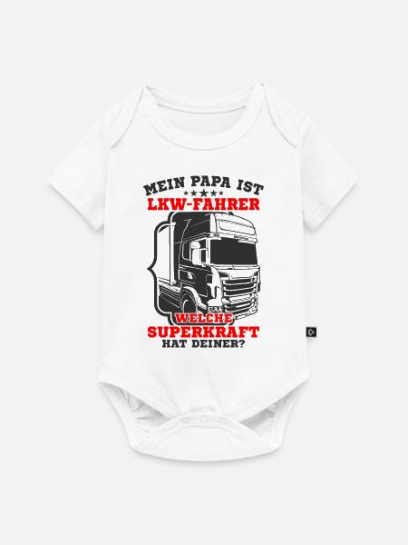 LKW-Fahrer - Baby Premium Kurzarmbody - Weiß