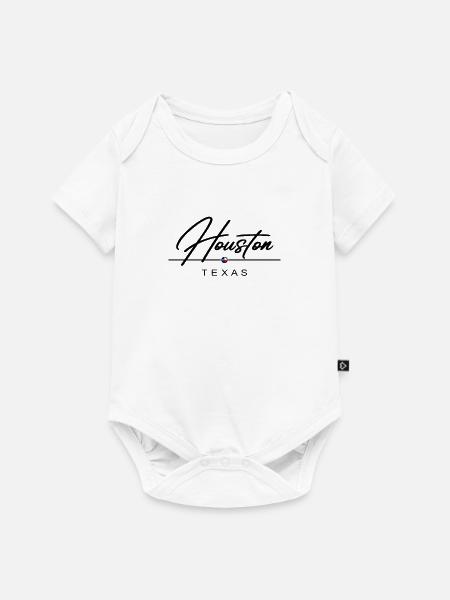 Houston - Baby Premium Kurzarmbody - Weiß