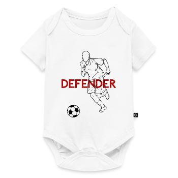 Defender Defender Soccer Saying Gift - Baby Premium short-sleeve bodysuit - white - Front