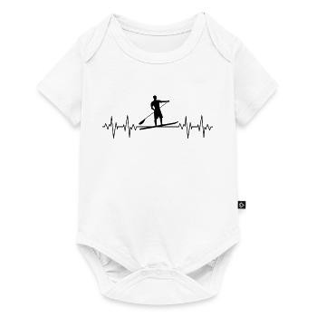 Stand Up Paddling Heartbeat Paddle Sports nautiques - Body à manches courtes Premium Bébé - blanc - Devant